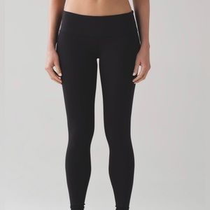 Lululemon Wunder Under LR Tight leggings pant size 6 black full length